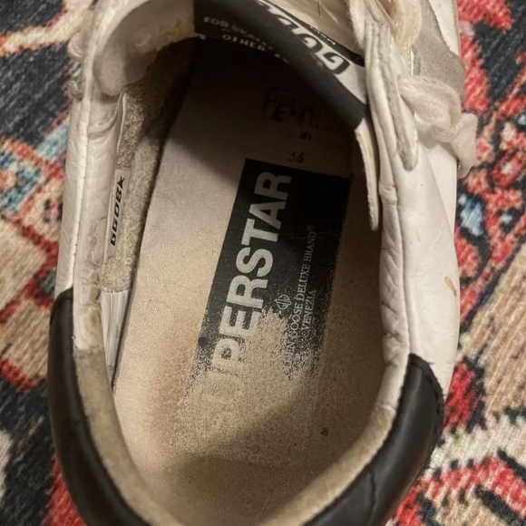 Golden Goose White,Black,Gold Superstar Shoes Womens UK 36 US 6 - Picture 3 of 7